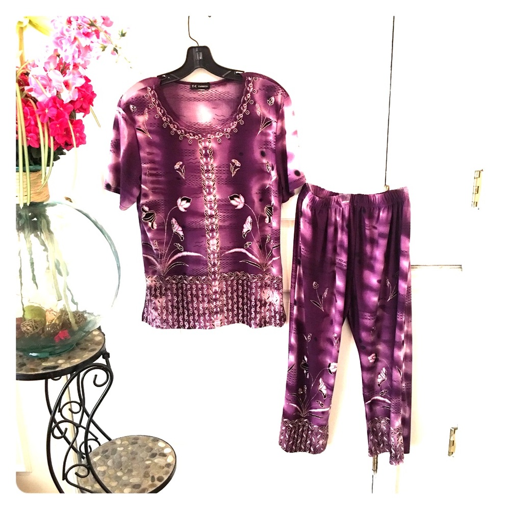 Sequined Pant set